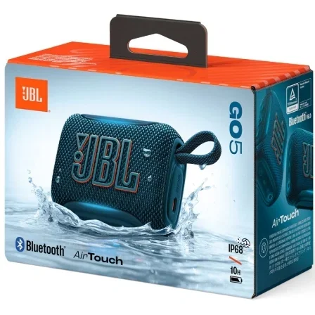 JBL Go 5 JBLGO5BLU Altavoz Bluetooth Portátil 4.8W - Azul con Iluminación Ambiental IP68